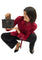 Coach City Mini Tote Bag In Signature Canvas - Walnut Black