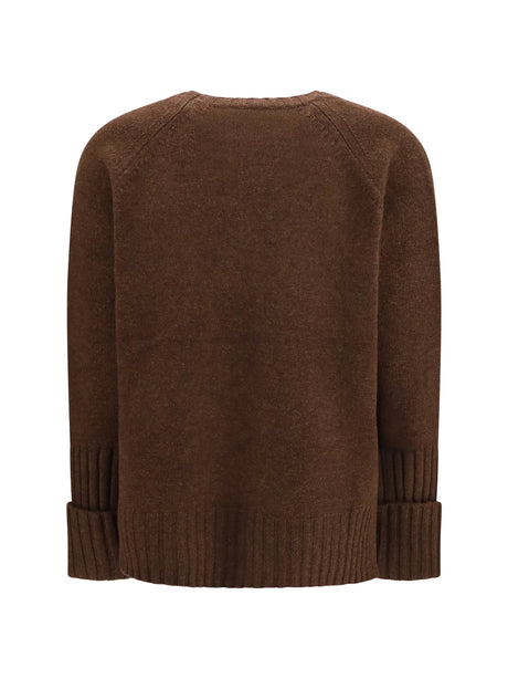 Tory Burch Wool Sweater - Dark Roast