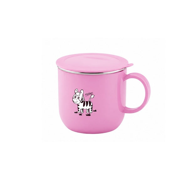 Zebra Kiddy Cup With Lid, Pink