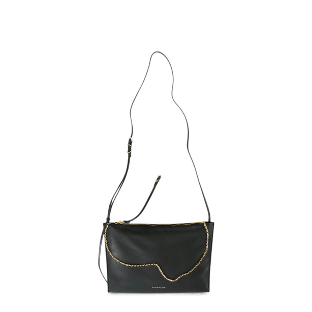 Voyou Mini Calfskin Pouch - Black