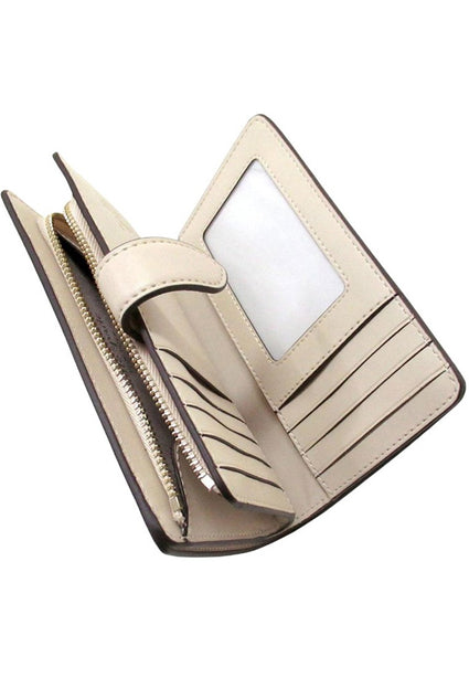 Kate Spade Spade Flower Medium Bifold Wallet - Dark Beige/Multi
