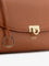 Ferragamo Leather shoulder bag with Gancini detail - Newcognac