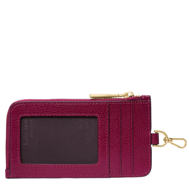 Kate Spade Card Case Lanyard - Dark Raspberry KP247