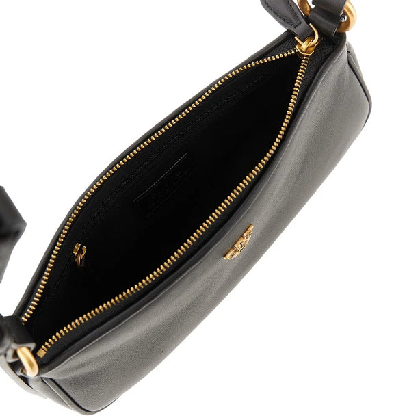 PINKO Leather mini baguette bag