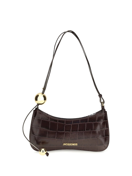 Jacquemus Le Bisou Perle Shoulder Bag - Dark Burgundy