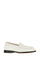 White Leather Silenzio Loafers