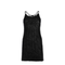 Black Crochet Mini Dress
