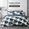 Hillcrest I 988TC ComfyLux I Printed Bedding Collection I Fitted Sheet Set I Summer Blanket