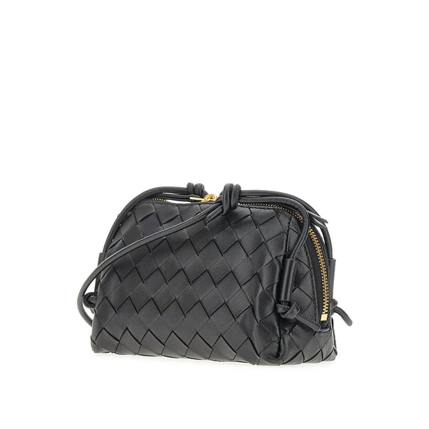 BOTTEGA VENETA Intrecciato leather pouch on strap