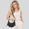 TORY BURCH Romy Half Moon Bag Black RS-178677