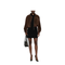 Saint Laurent Cassandre Cotton Piqué Dress