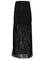 AlaïA Tube Skirt With Fringes - Black