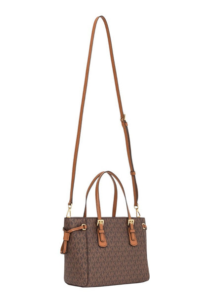 Michael Kors Voyager Extra-Small Signature Logo Convertible Crossbody Bag - Brown