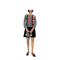 Jacquard Cashmere Cardigan