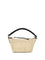 Loewe Mini Cala calf leather and raffia Top Handle Bag - Natural/Black