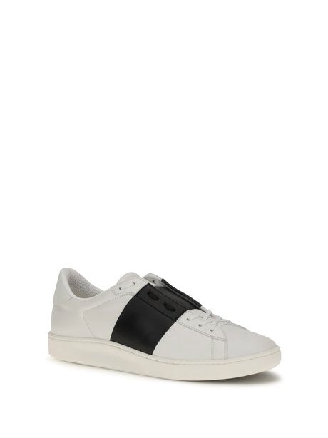 Valentino Garavani Open Sneakers - White-Black/Black/White