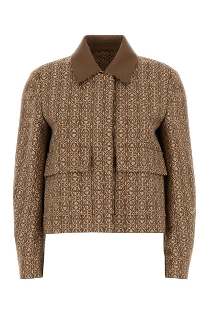Embroidered Cotton Viborg Jacket
