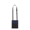 Small Polyester with Leather Trim Crossbody Bag - Black/Blue