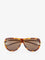 Bottega Veneta Knot Aviator Acetate Sunglasses - Havana-Gold-Brown