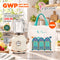 La Gourmet 600ml Retro Juice Blender (Cream) Free: Emerald Hill Tote Bag