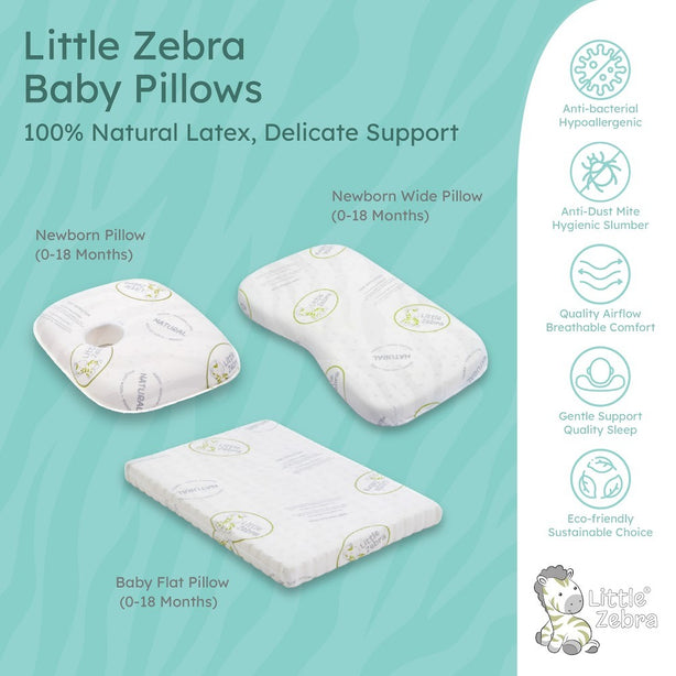 Little Zebra Latex Baby Positioner | 100% Natural Latex Wedges | Supervised Rest & Tummy Time