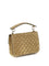Valentino Garavani Medium Rockstud Spike suede Top Handle Bag - Havana Beige