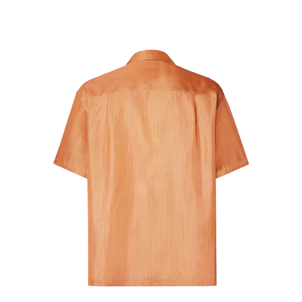 Orange Silk Shirt