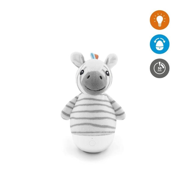 Zazu Zack the Zebra, Tumbler Nightlight with Auto Shut-Off