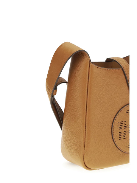 Tory Burch Miller Swing Crossbody Bag - Aged Tan