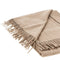 MAX MARA Logo embroidery cashmere scarf