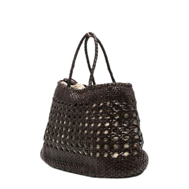 Calf Leather Tote - Dark Brown