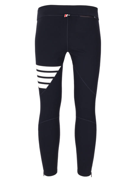 Compression Tights W/ 4Bar In Polyamide Stretch Interlock