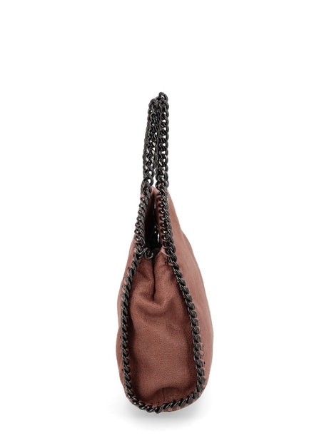 Falabella Micro Shaggy Deer Tote - Terra di Siena