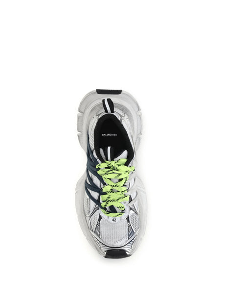 Balenciaga 3XL Interlace Sneakers - Grey Mix/Fl Yellow