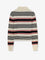 Celine Striped cotton polo sweater - Whiteblackred