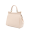 Sicily Medium Calfskin Top-Handle Bag - Powder