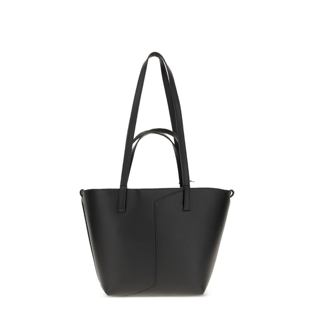Leather Shopper Bag - Black