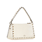 Rockstud Small Grainy Calfskin Crossbody - Stone