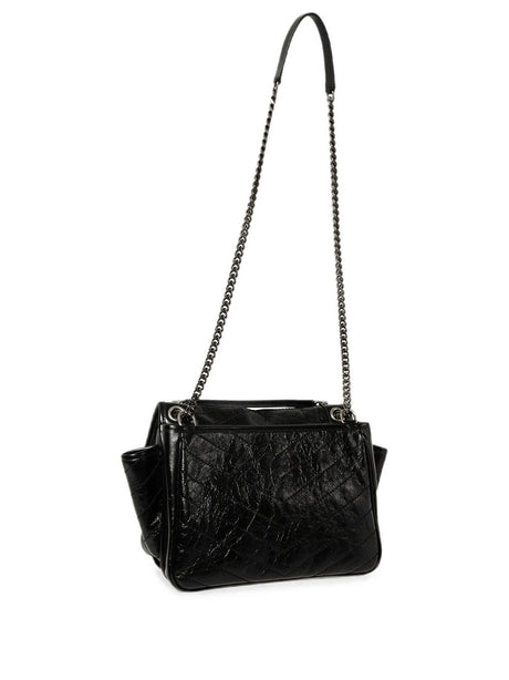 Saint Laurent Niki Tripouch Bag In Calf Leather