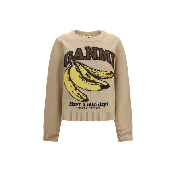Wool Graphic Sweater