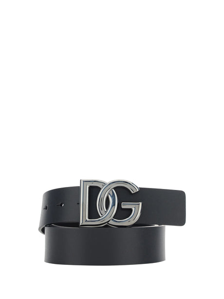 Dolce & Gabbana Tosca Belt - Black/Rut.Ultr.Black