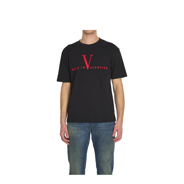 Cotton T-Shirt with Made In Print
