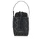 EMPORIO ARMANI Faux leather and mesh bucket bag