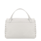 Postina Small Hammered Leather Bag - Grey Carrara