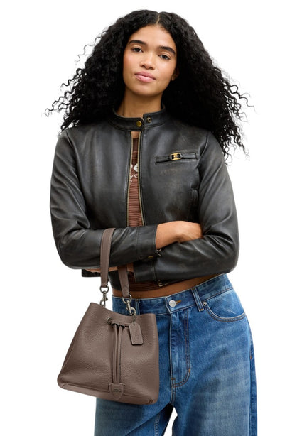 Coach Rowan Bucket Bag - Dark Stone