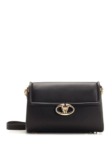 Valentino Garavani Deluxe Nappa Shoulder Bag - Black