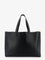 Saint Laurent Leather shopping bag with front logo - Nerorusticcamel