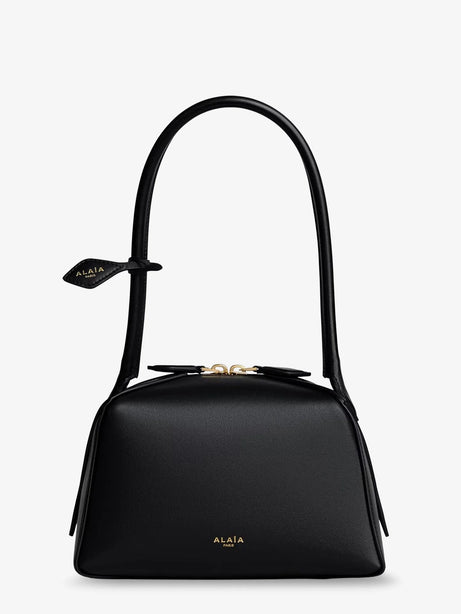 Alaia Le Teckel leather shoulder bag - Noir