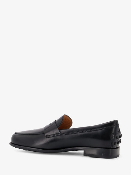 Tod'S Leather loafers with Gommini detail on the back - Nero