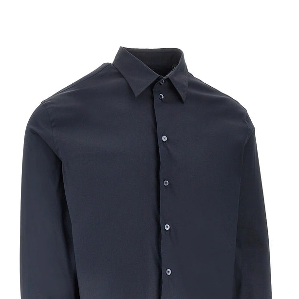 EMPORIO ARMANI Stretch poplin shirt
